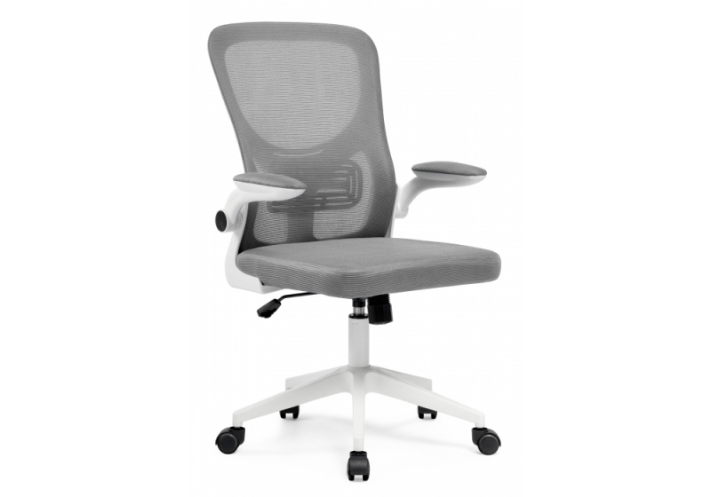 Офисное кресло Konfi dark gray / white (60x66x102). 