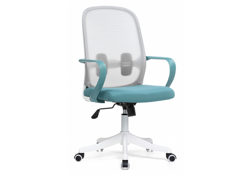 Компьютерное кресло Bust gray / blue / white (60x60x102). 