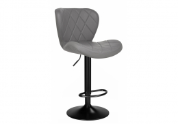 Барный стул Porch серый / черный (47x53x89)