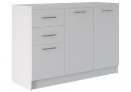 Комод Трог белый (120x43x84)